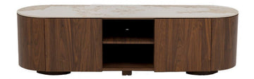 TV Board Ruben Stoneware Brown 63x17.7x17.7 in