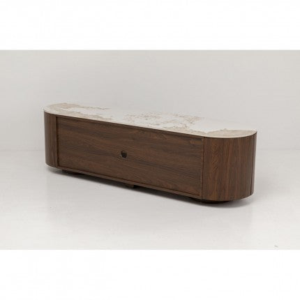 TV Board Ruben Stoneware Brown 63x17.7x17.7 in