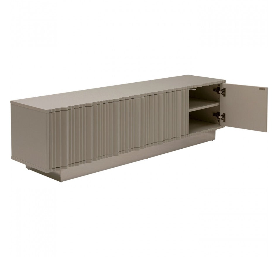 TV Board Stucco Grey 63x15.7x17.7 in
