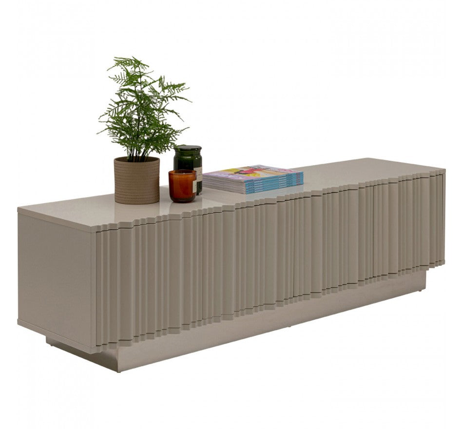 TV Board Stucco Grey 63x15.7x17.7 in