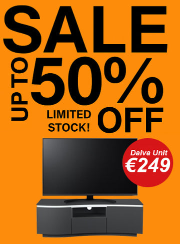 Daiva TV Cabinet Charcoal - W/Led Light