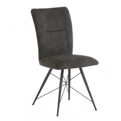 WOF Amalfi Grey Fabric Dining Chair