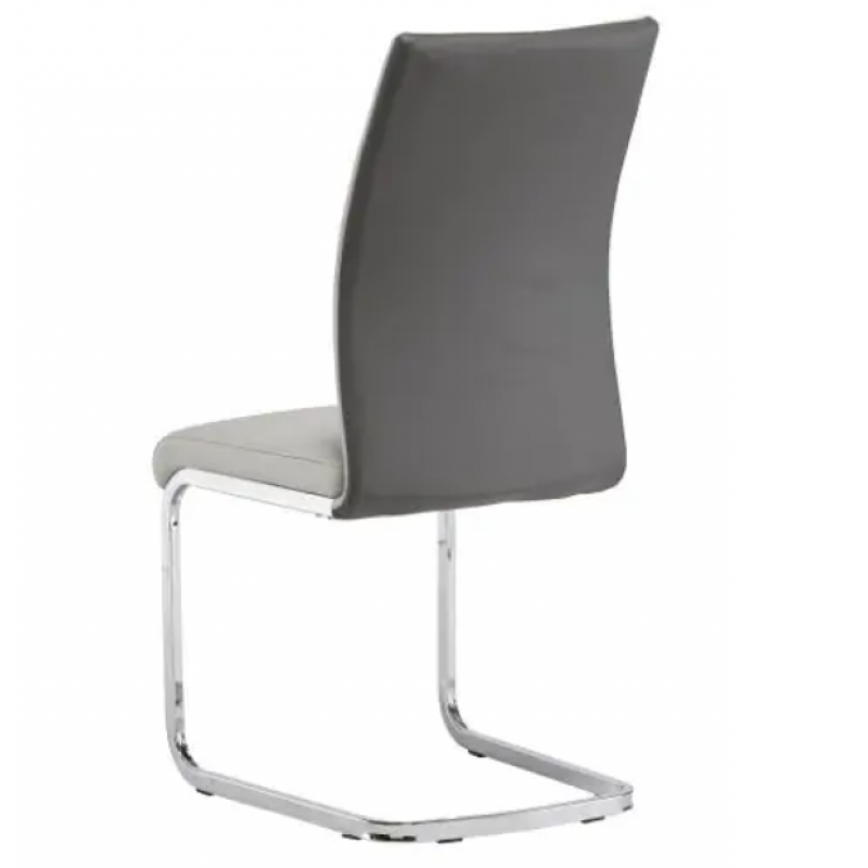 WOF Jasper PU Grey Dining Chair