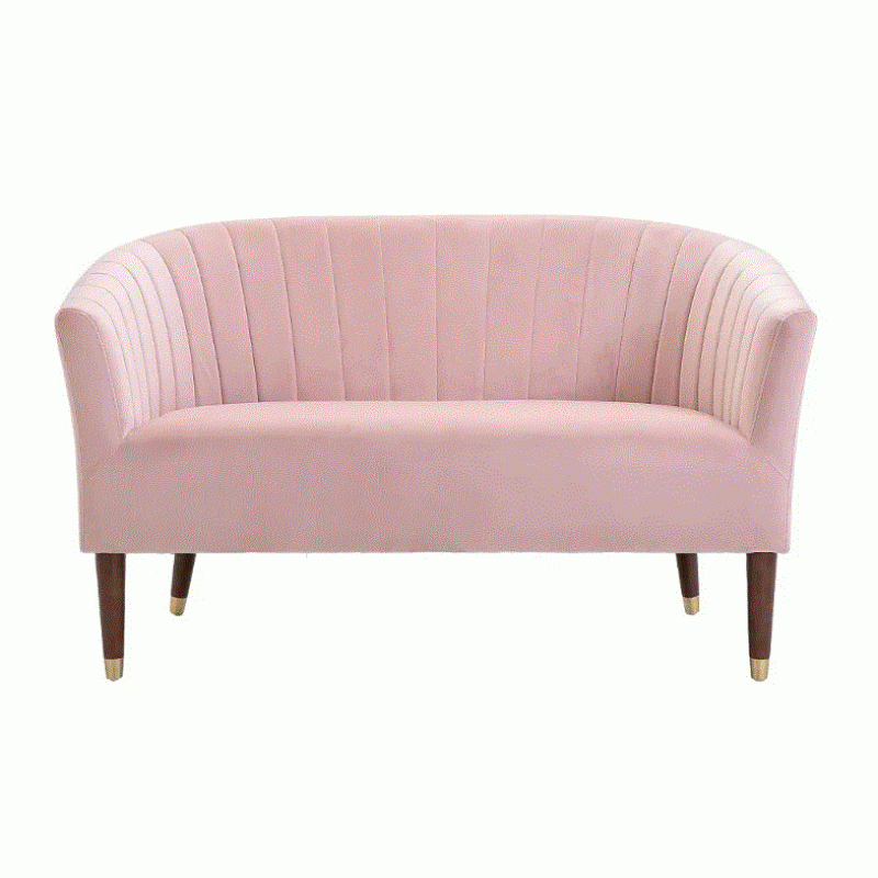 AM Nicole 2 Seater Blush Pink