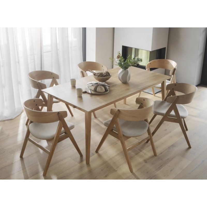 ROWICO FILIPPA DINING TABLE OAK