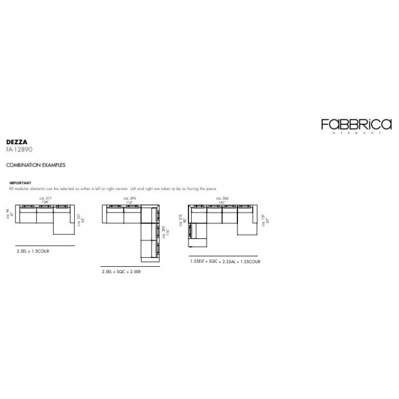 FABBRICCA DEZA Modular Sofa