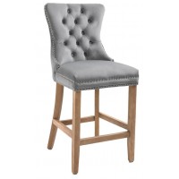 Saxon Grey Bar Stool