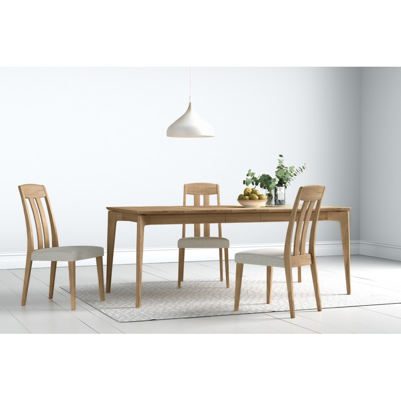 Erick Dining Table 1250-1650 Extending - Oak Natura 