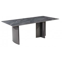 Campania Dining Table - Grey Sintered Stone