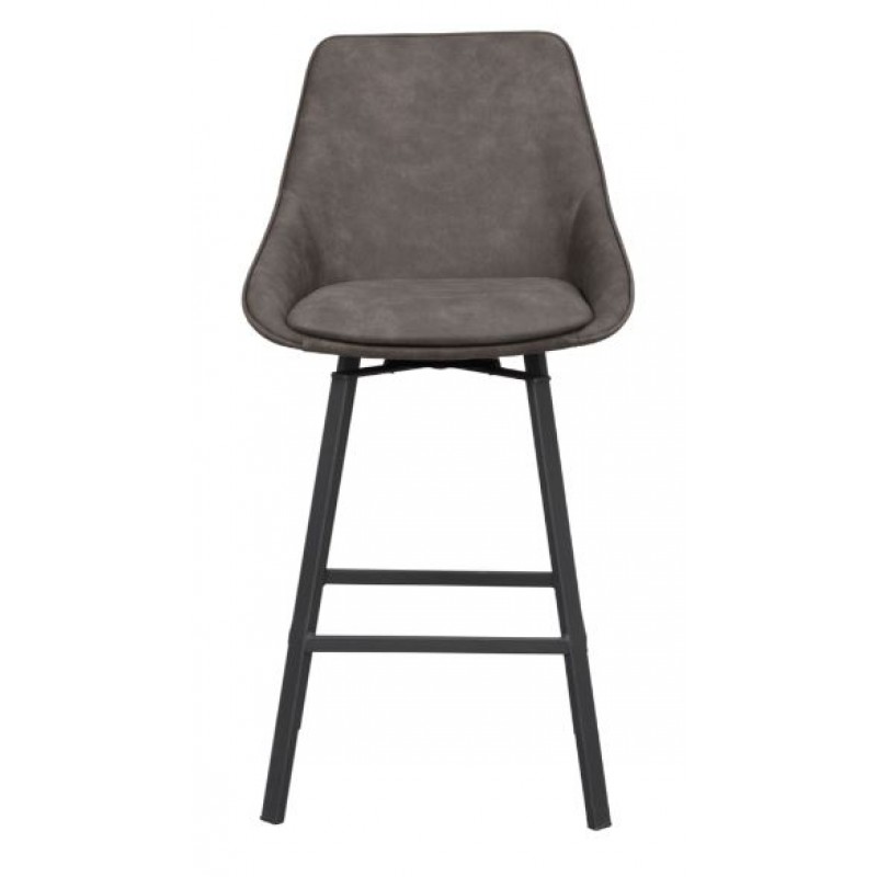 Rowico ALISON BAR CHAIR DARK GREY/BLACK