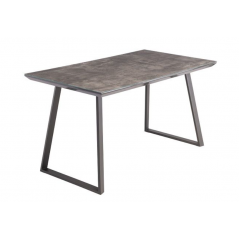WOF Paris Grey Cement/Grey Leg 1.4M Dining Table