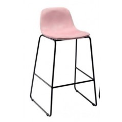 AM Emporia Stool Blush PinkVelvet