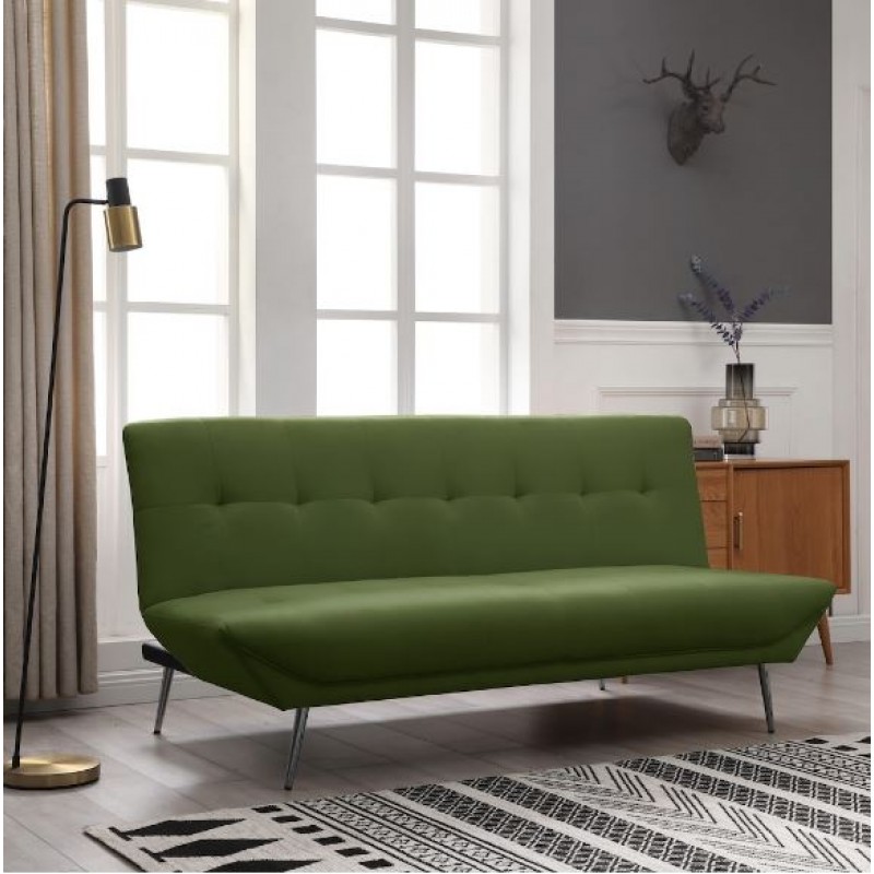 LL Astrid Olive Green 3-Seater Sofa Bed