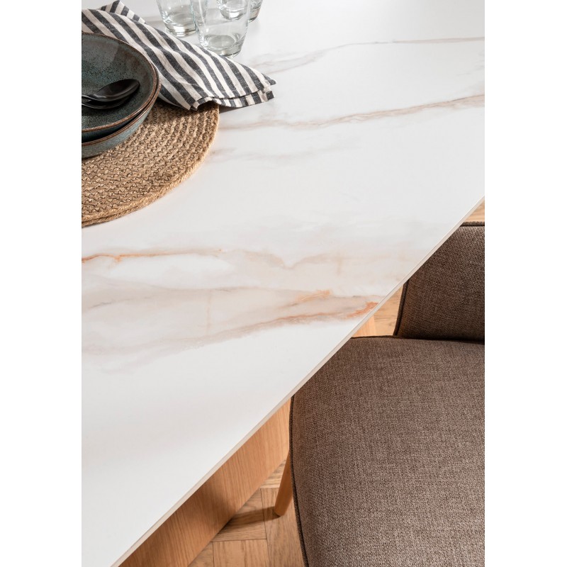 Evie Round Dining Table Sand