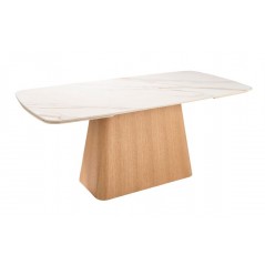 Evie Rectangle Extending Dining Table Sand