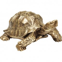 Deco Figurine Turtle Gold Big