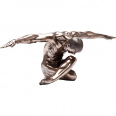 Deco Figurine Nude Man Bow 137cm