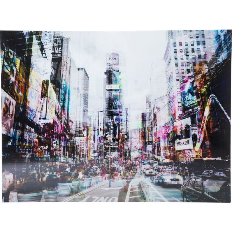 Picture Glass Times Square Move 160x120cm