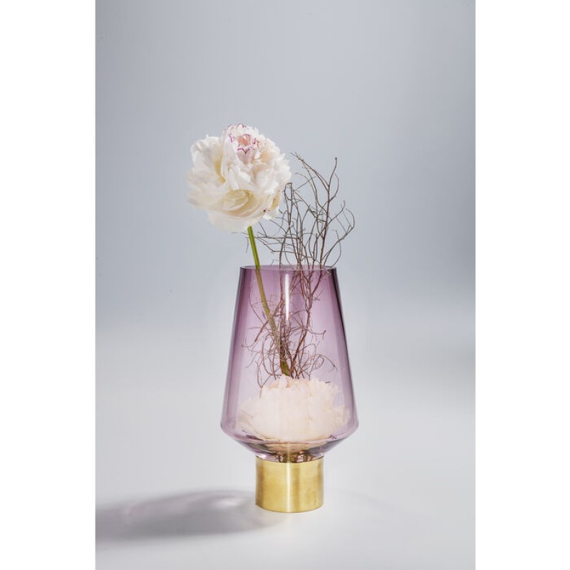 Vase Noble Ring Purple 26cm