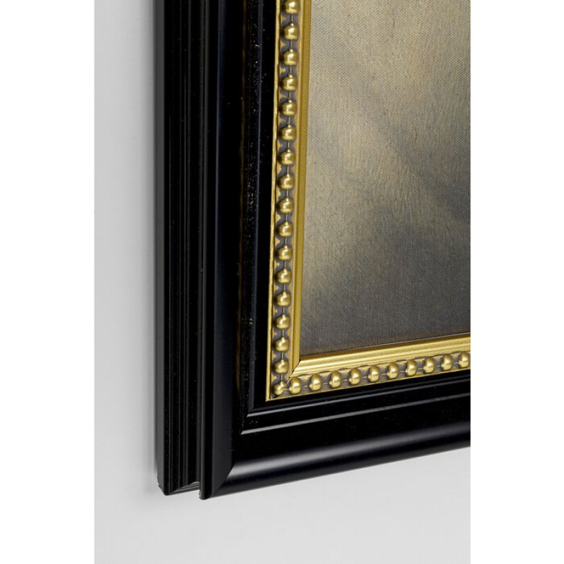 Oil Painting Frame Incognito Lady 100x80