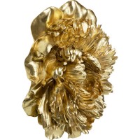 Wall Decoration Peony Gold