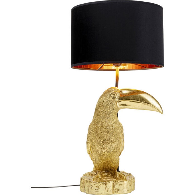 Table Lamp Animal Toucan Gold