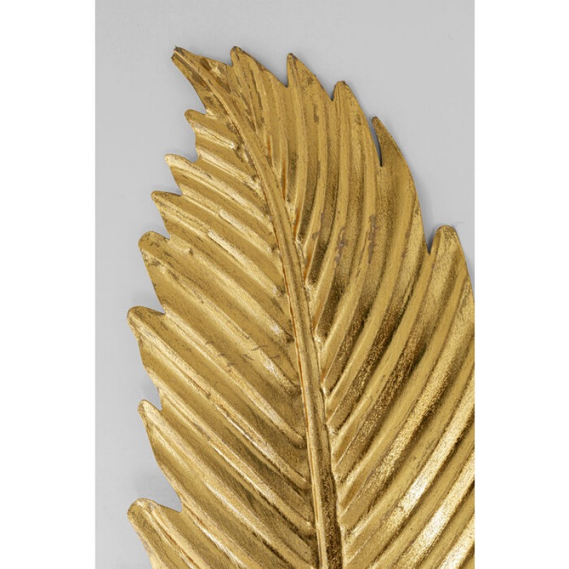 Wall Decoration Leaf Gold 196