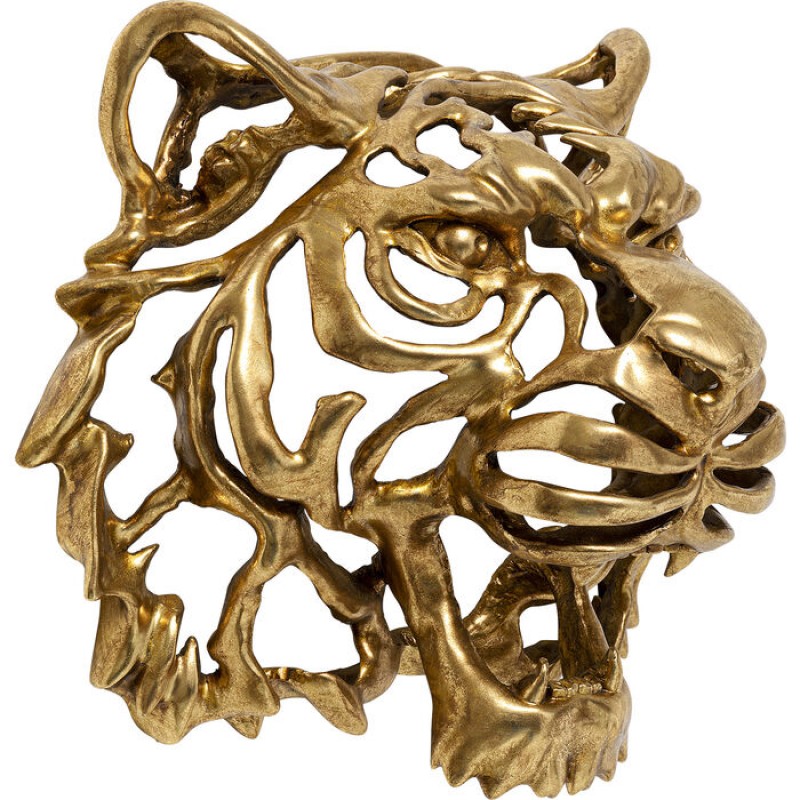 Wall Decoration Tiger Gold