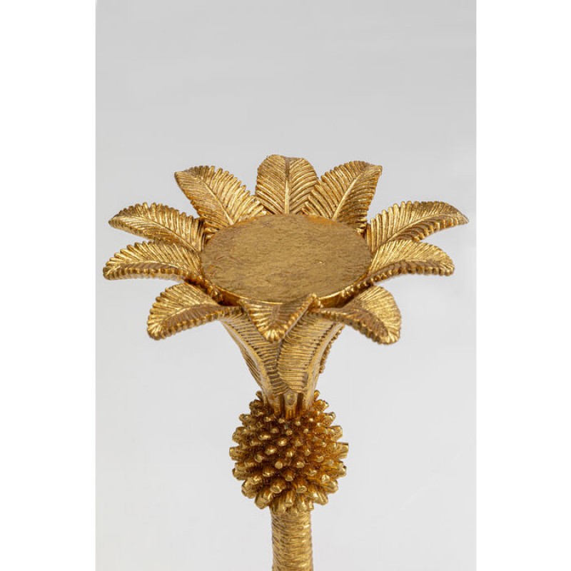 Candle Holder Palm Tree Gold 33