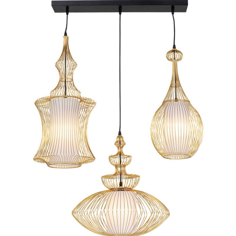 Pendant Lamp Swing Iron Tre Gold