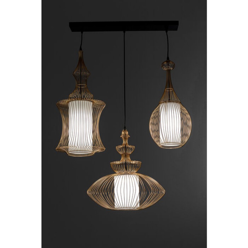 Pendant Lamp Swing Iron Tre Gold