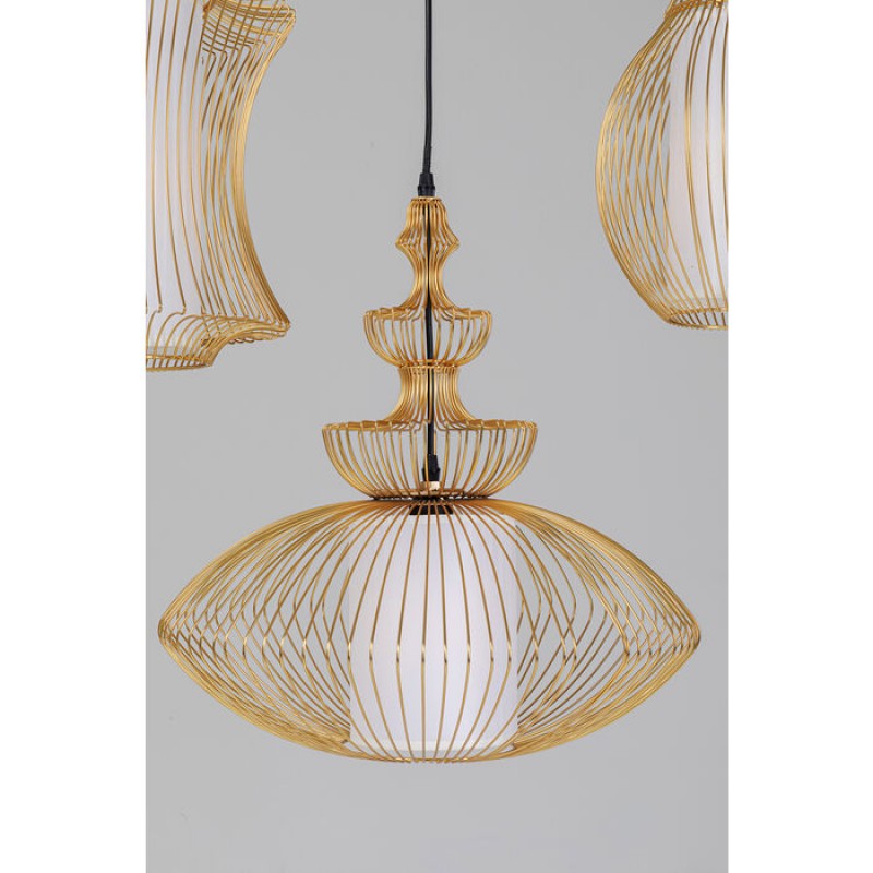 Pendant Lamp Swing Iron Tre Gold