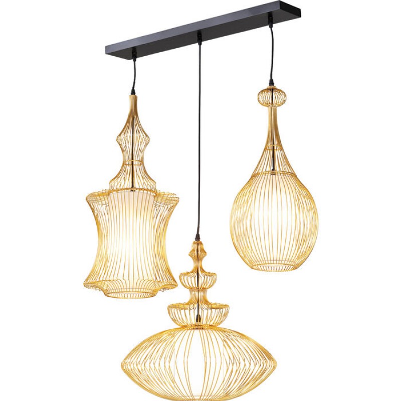 Pendant Lamp Swing Iron Tre Gold