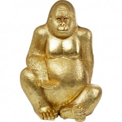 Deco Figurine Gorilla Gold XL 180