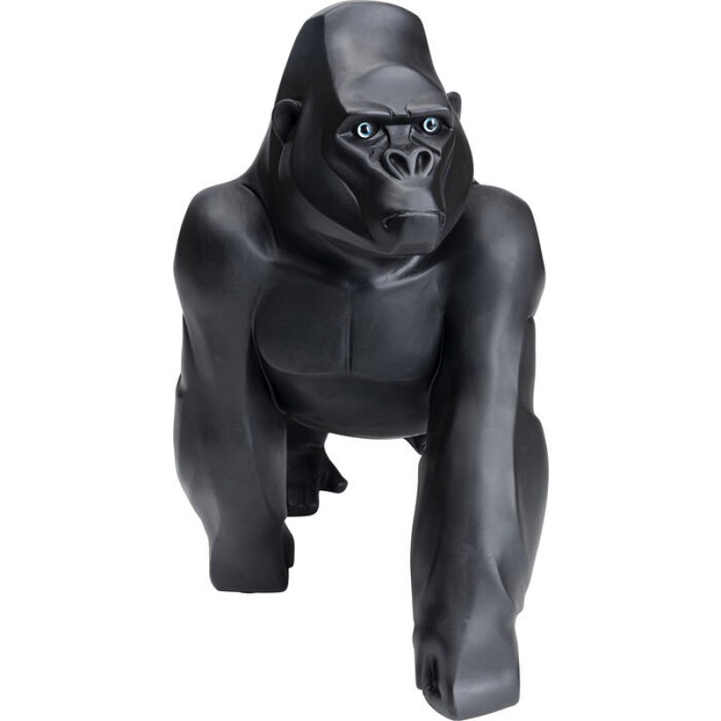 Deco Figurine Proud Gorilla Black 57cm