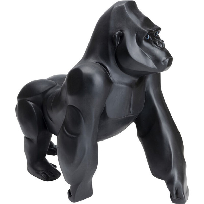 Deco Figurine Proud Gorilla Black 57cm