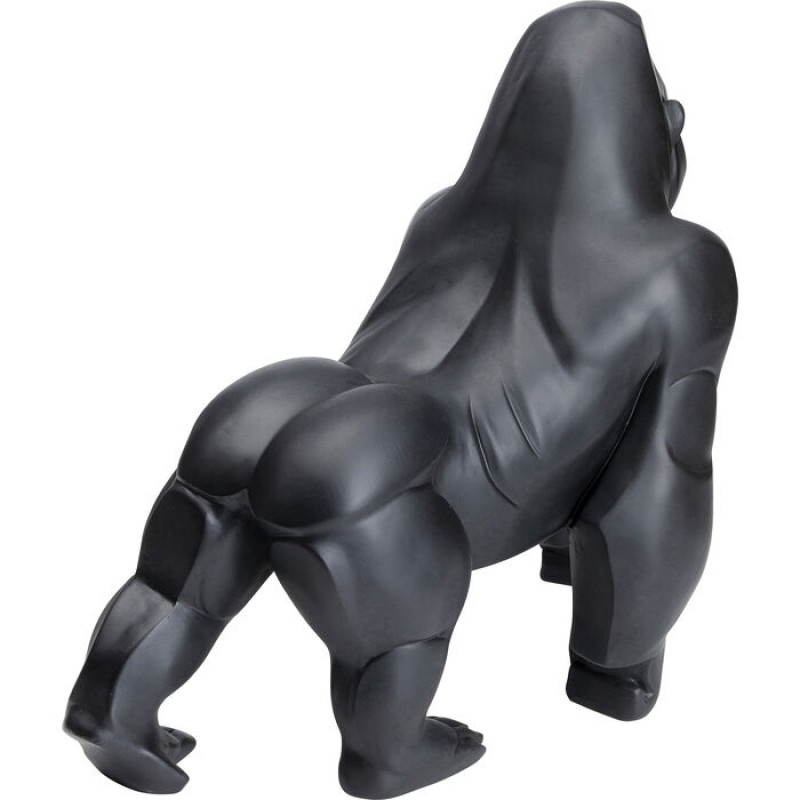 Deco Figurine Proud Gorilla Black 57cm