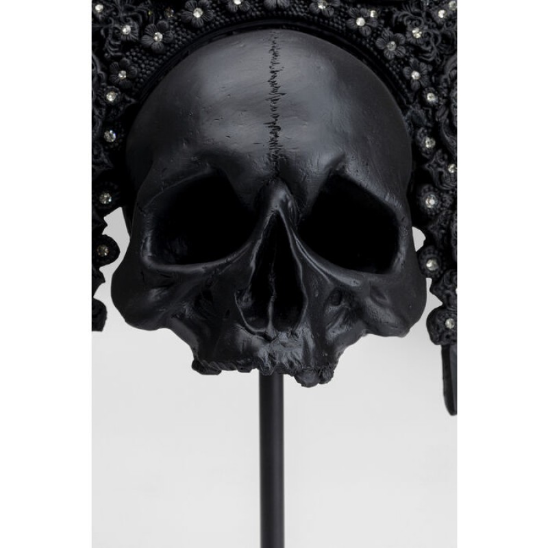 Deco Object King Skull Black 49cm