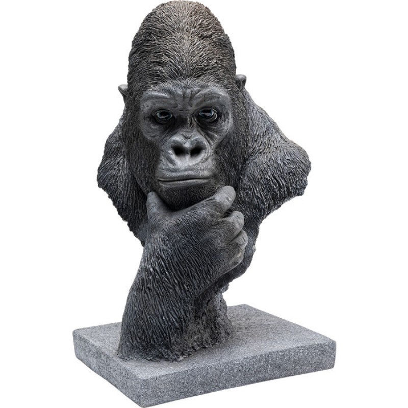 Deco Object Thinking Gorilla Head 49cm