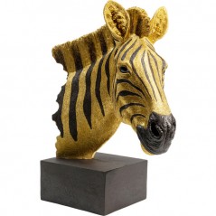 Deco Object Zebra Gold 35cm