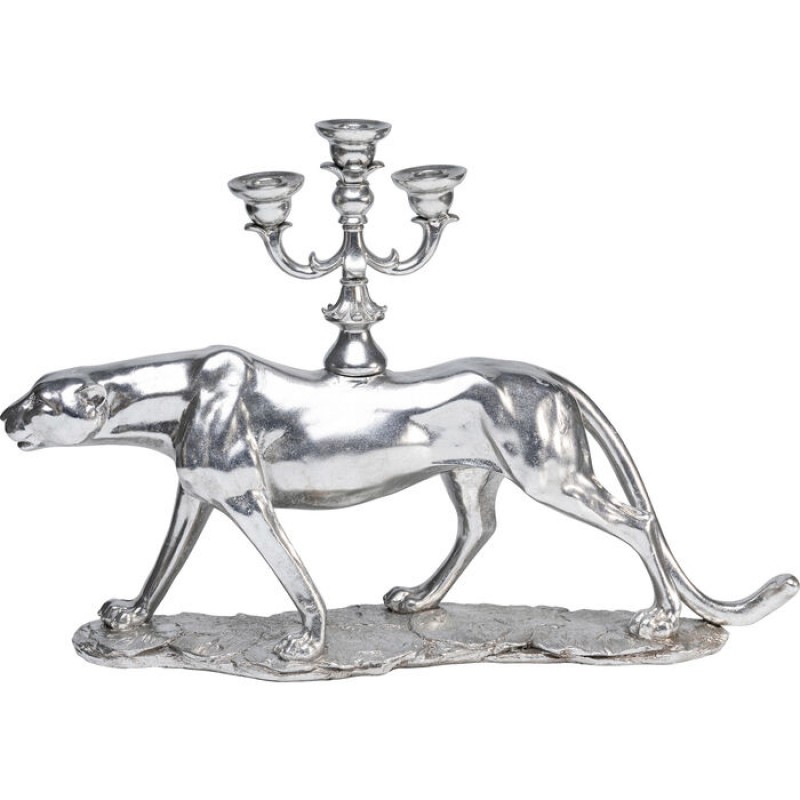 Candle Holder Leopard 74cm