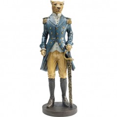 Deco Figurine Sir Leopard Standing 43cm