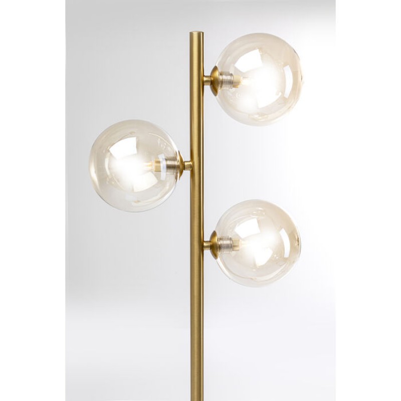 Floor Lamp Three Balls Gold 160cm