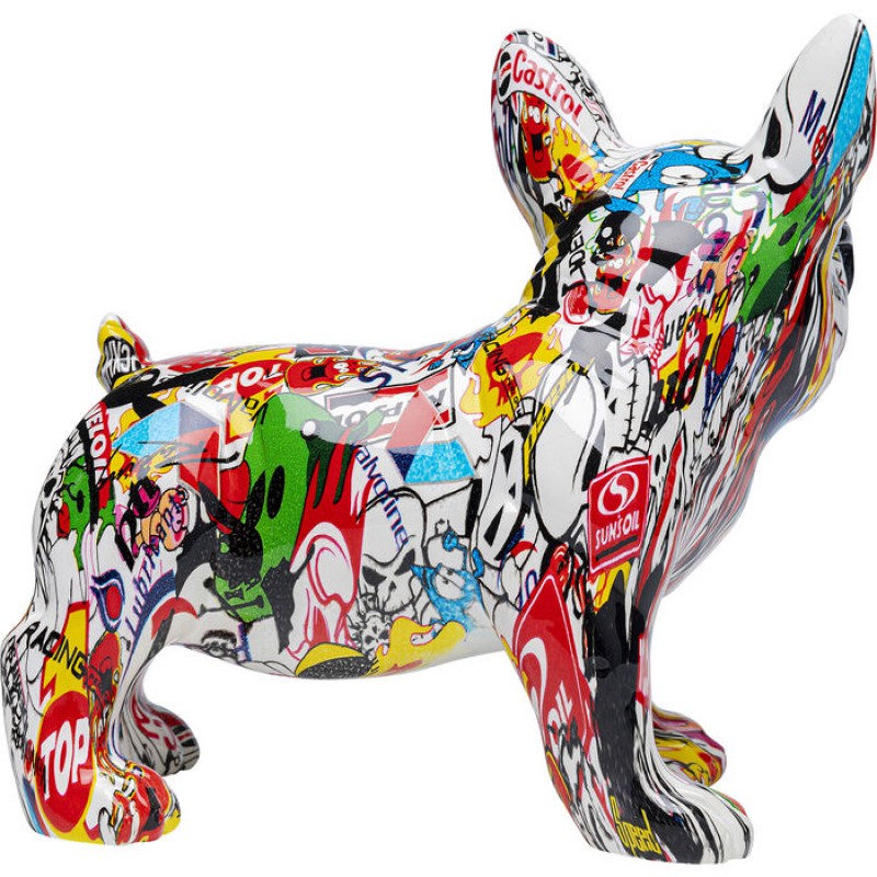 Deco Figurine Comic Dog Glasses 25cm