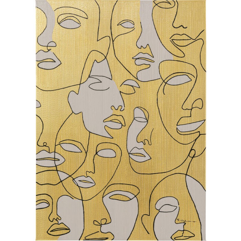 Canvas Picture Faces 70x100cm