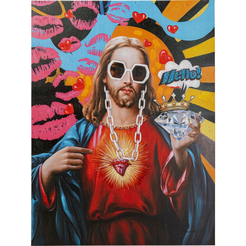 Canvas Picture Jesus Pop 90x120cm