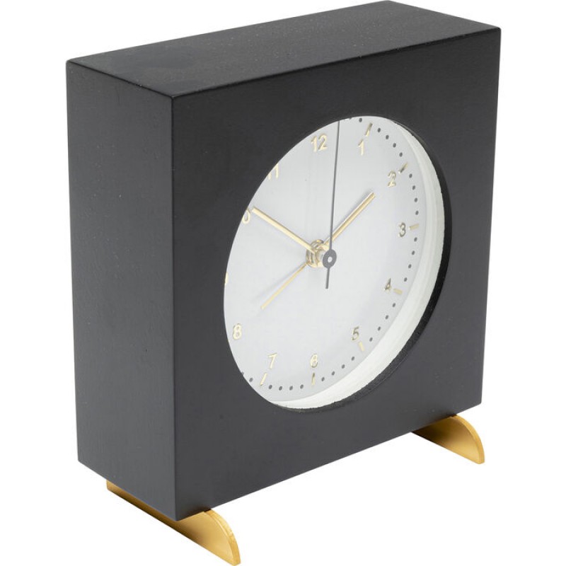 Alarm Clock Kian Black 12x13cm