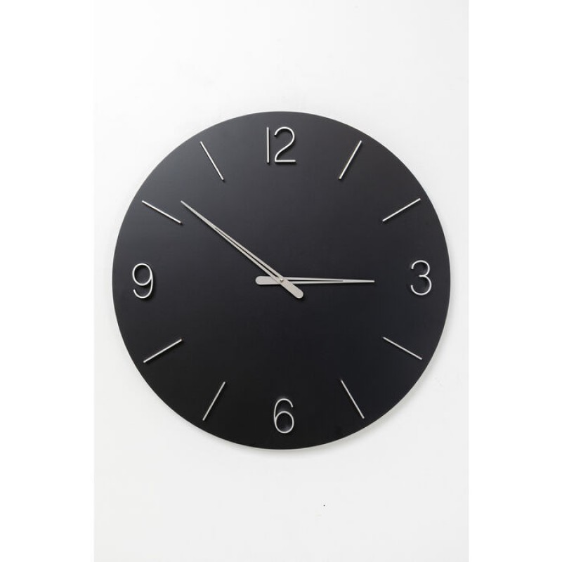 Wall Clock Oscar Black Ø60cm