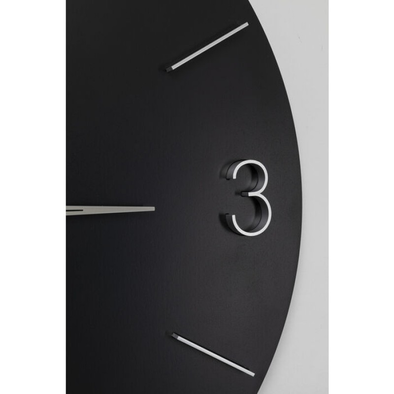 Wall Clock Oscar Black Ø60cm