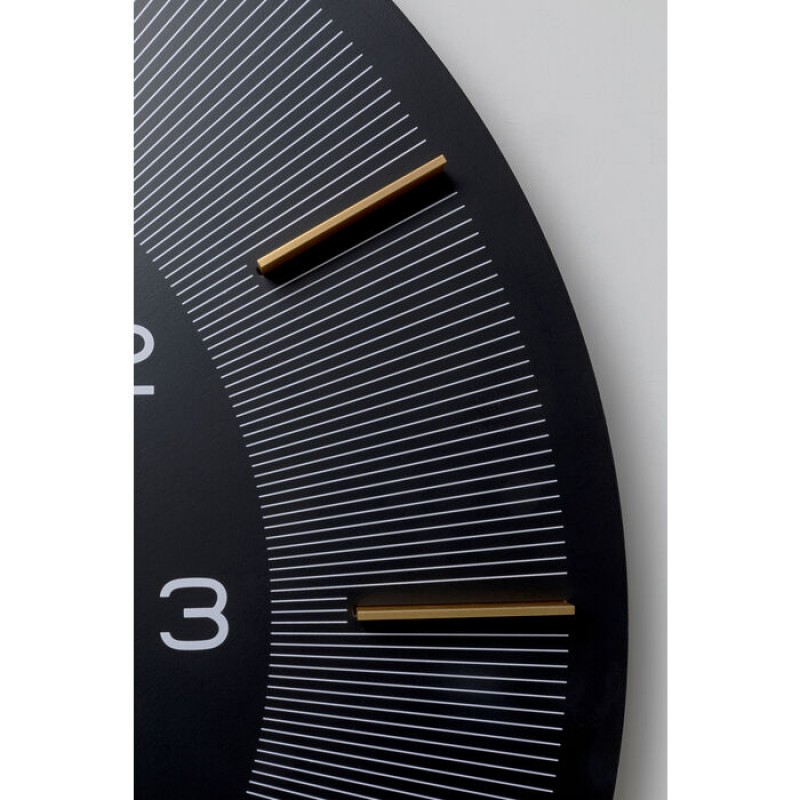 Wall Clock Lio Black Ø60cm